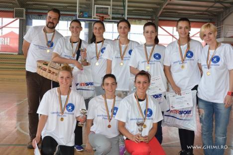 Echipa Universităţii Oradea a cucerit titlul naţional la Campionatul Universitar de baschet feminin de la Piteşti 